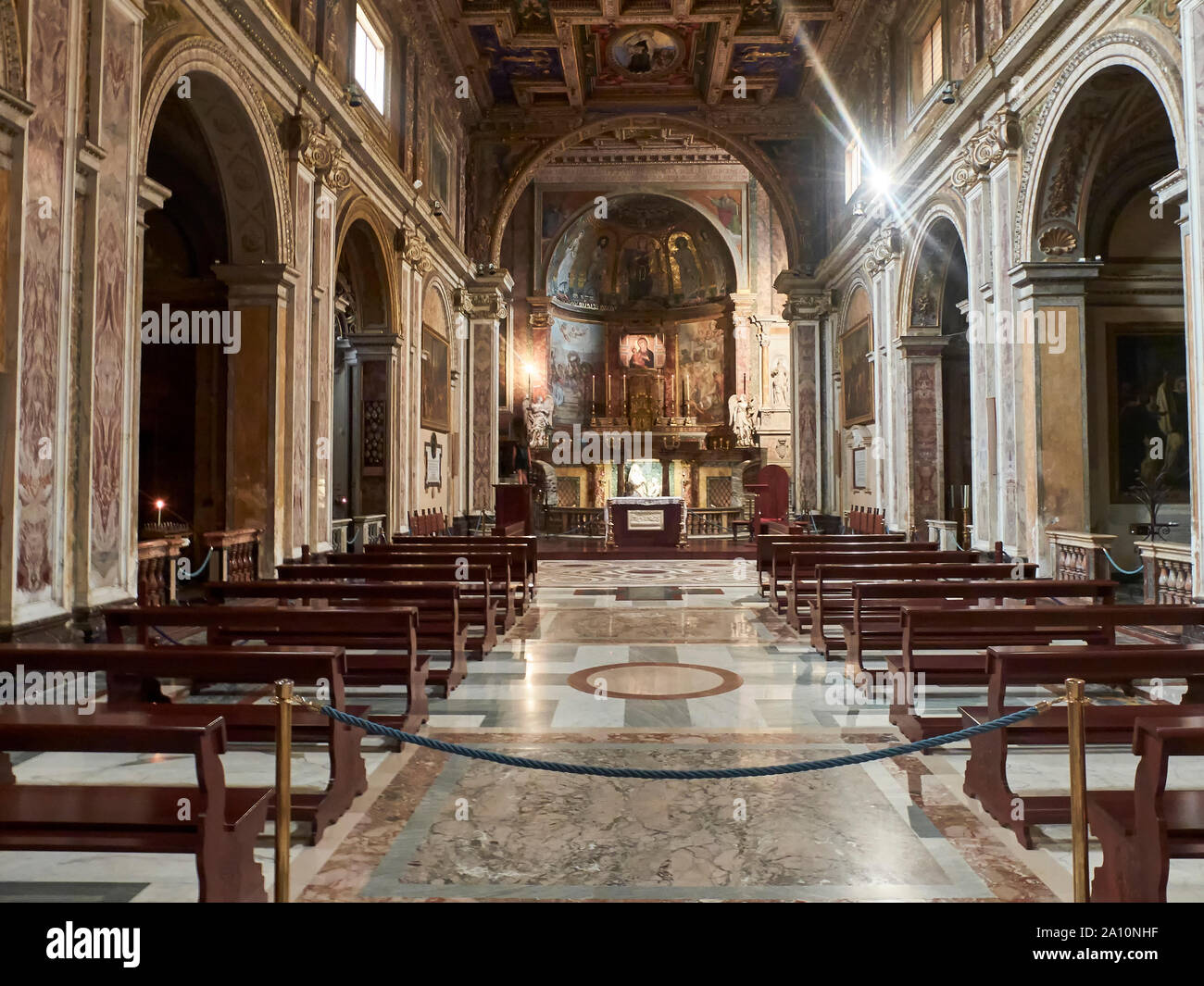 Rome Italy September 2018 Interior Of Santa Francesca