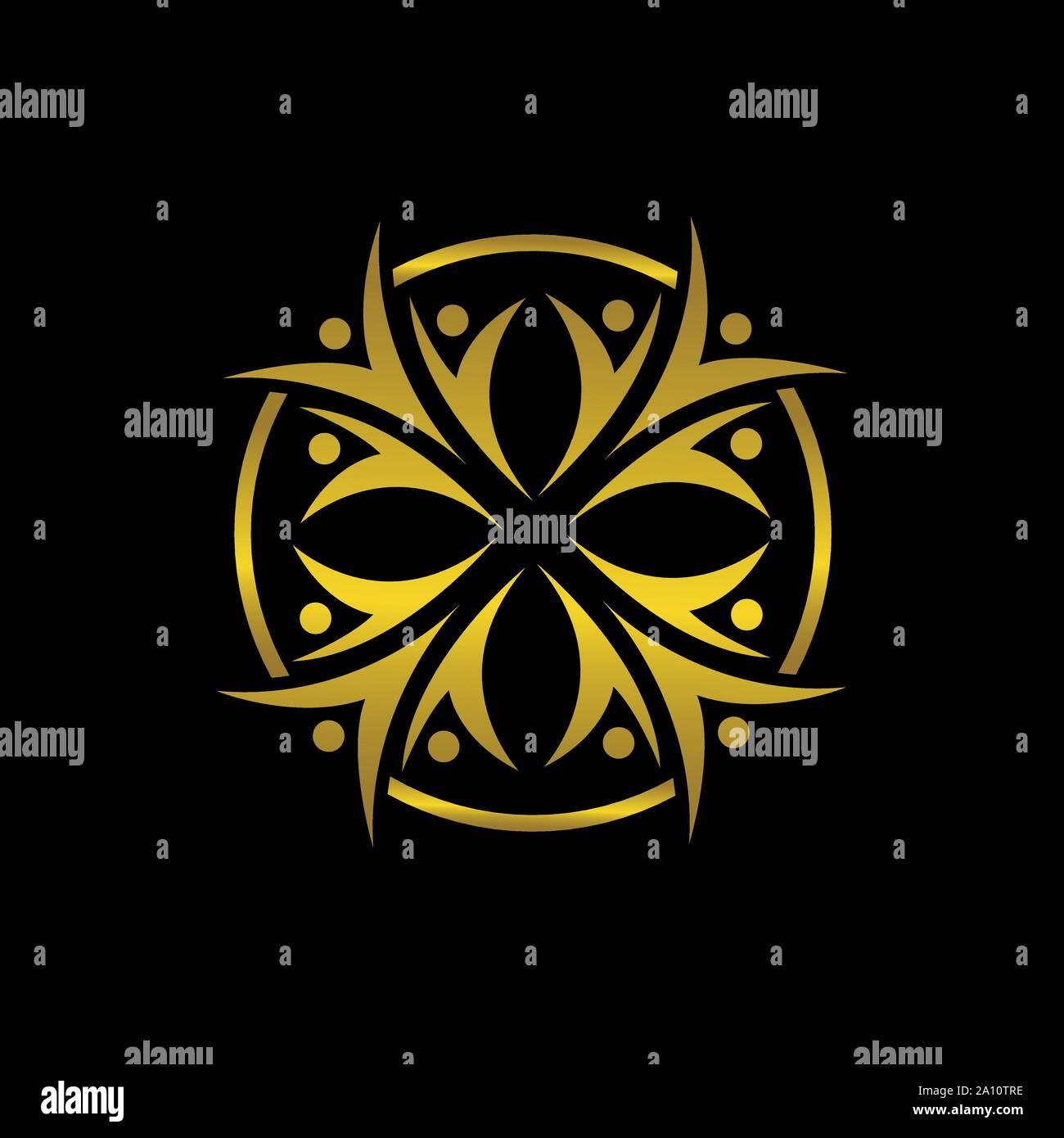 Round Emblem Gold Flower Logo Vector In A Circle N Linear Style Vector Abstract Badge Stock Vector Image Art Alamy Round Emblem Gold Flower Logo Vector In A Circle N Linear Style Vector Abstract Badge Stock Vector Image Art Alamy