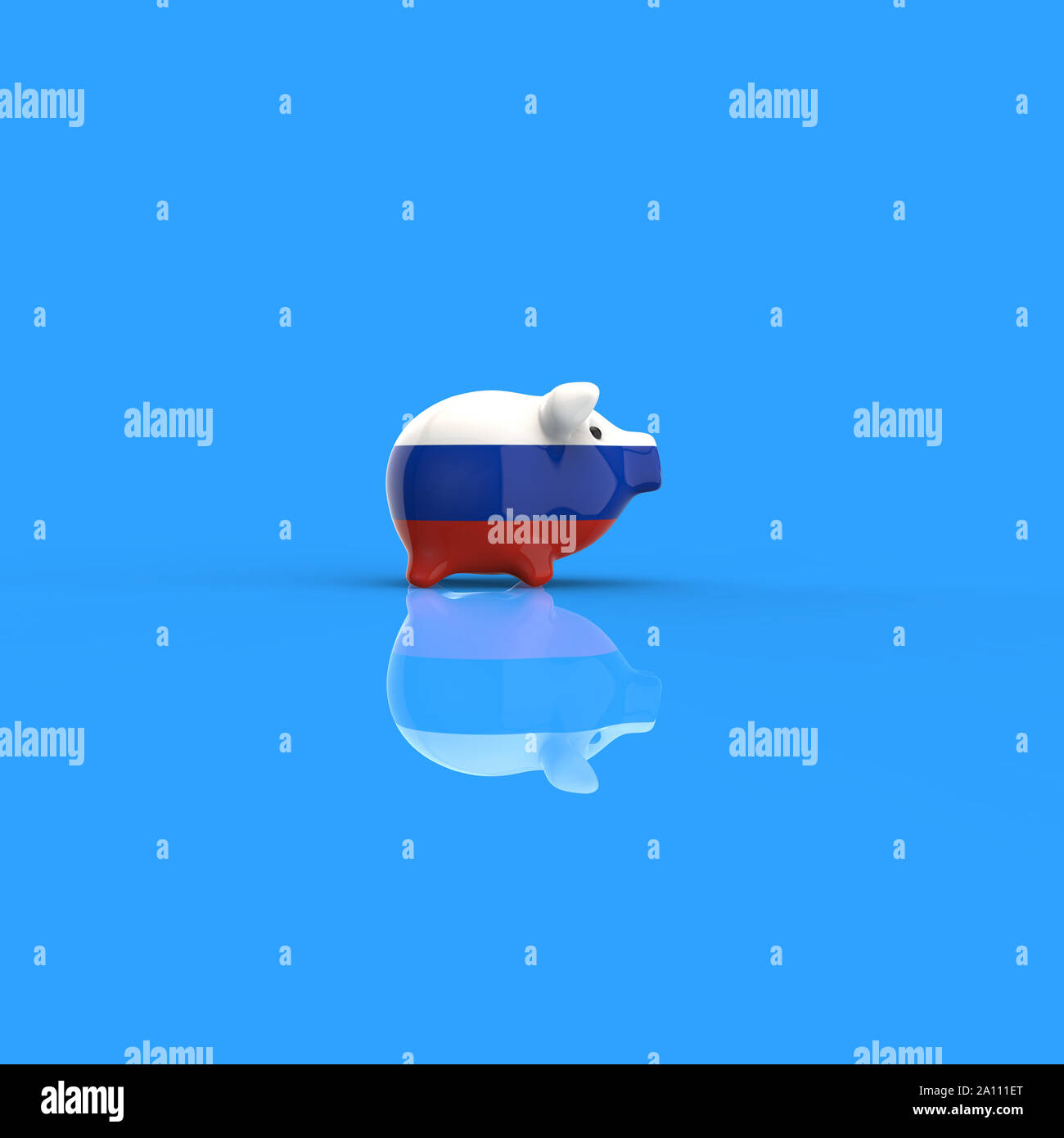 Piggy bank - 3D Illustration Stock Photo - Alamy