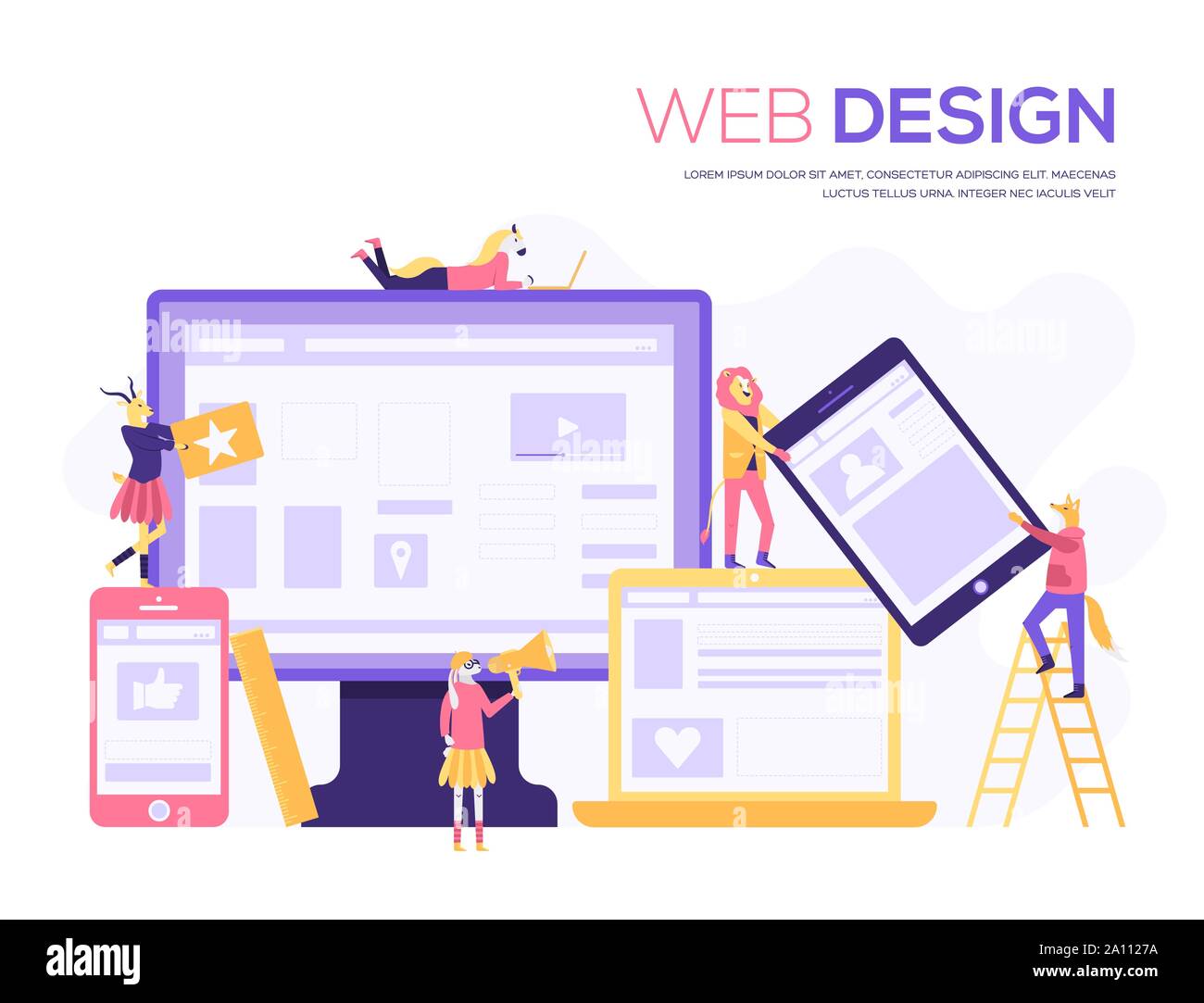 The web design structure and is the public Stock Vector Image Art Alamy The web design structure and is the public Stock Vector Image Art Alamy