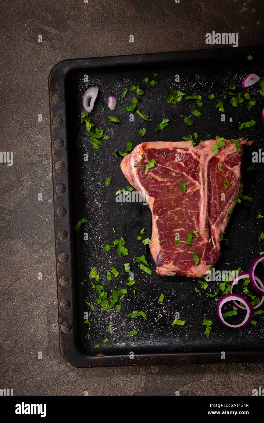 T bone steak studio hi-res stock photography and images - Alamy