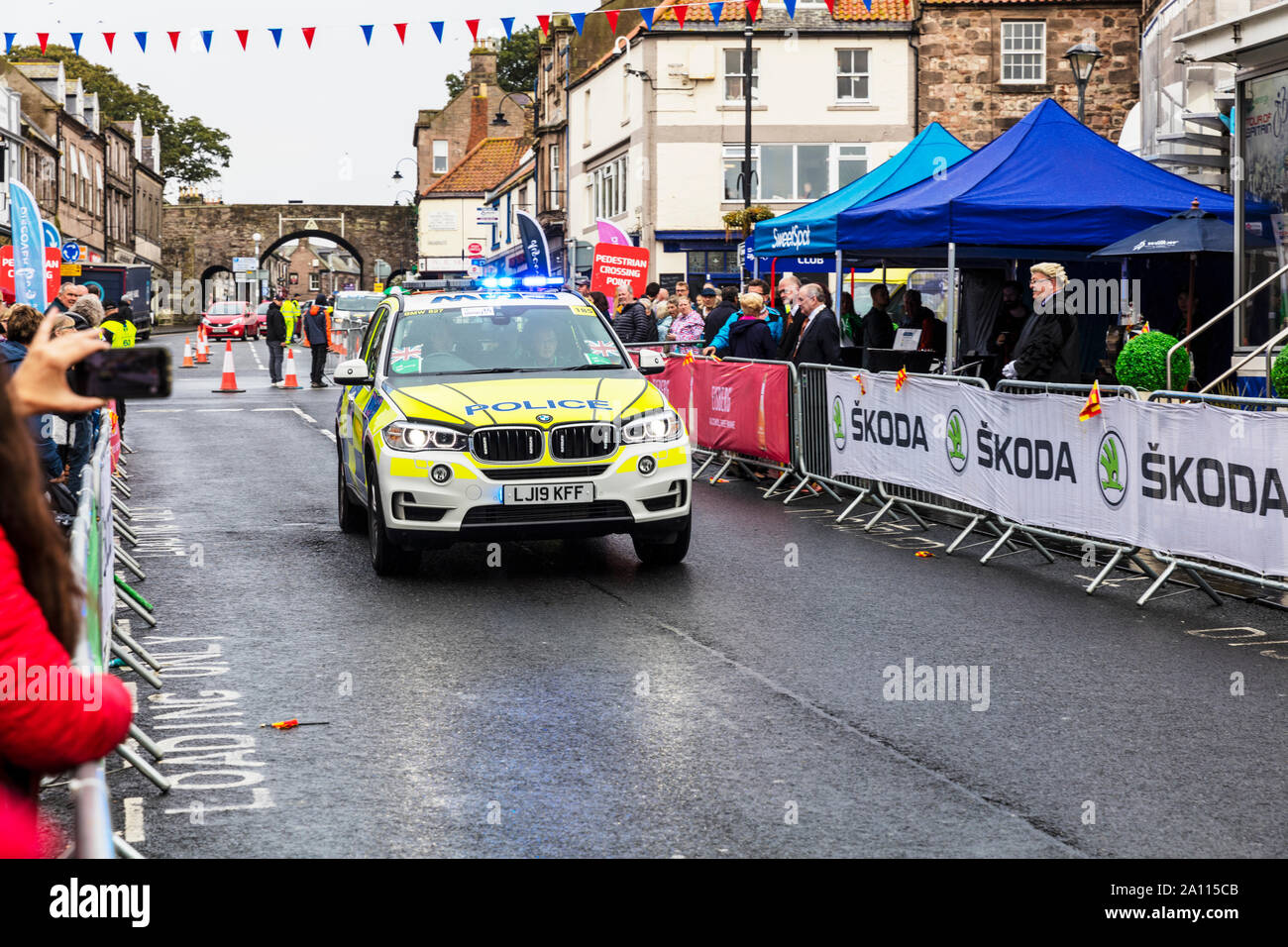 police car lights uk