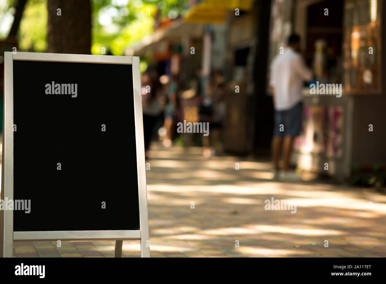 Outdoor banner stand hi-res stock photography and images - Alamy