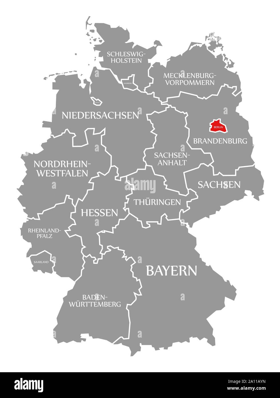 Berlin map hires stock photography and images Alamy