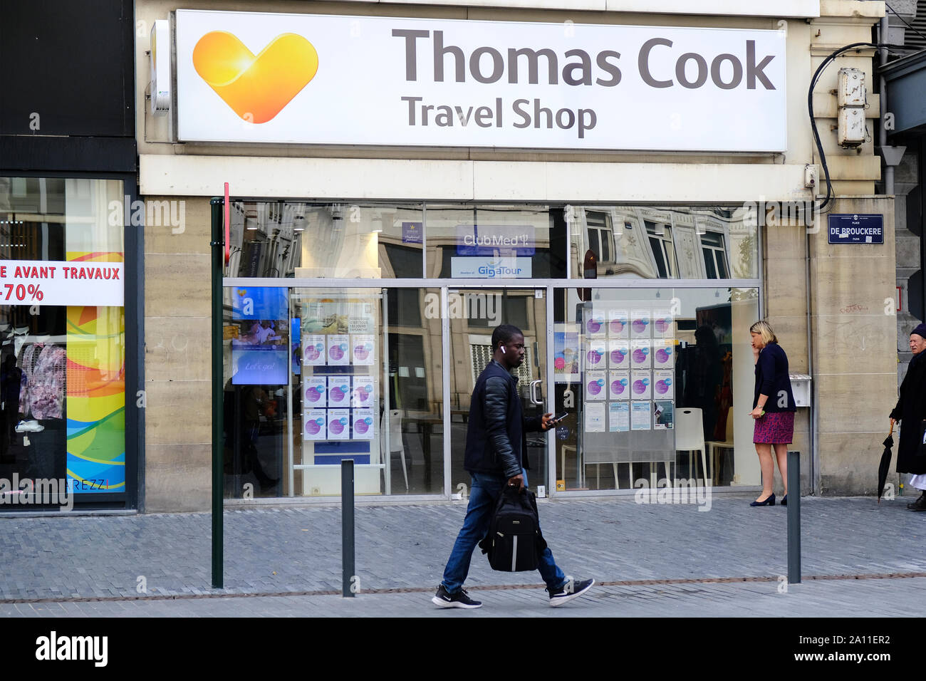 Ticket travel agency logo hi-res stock photography and images - Alamy