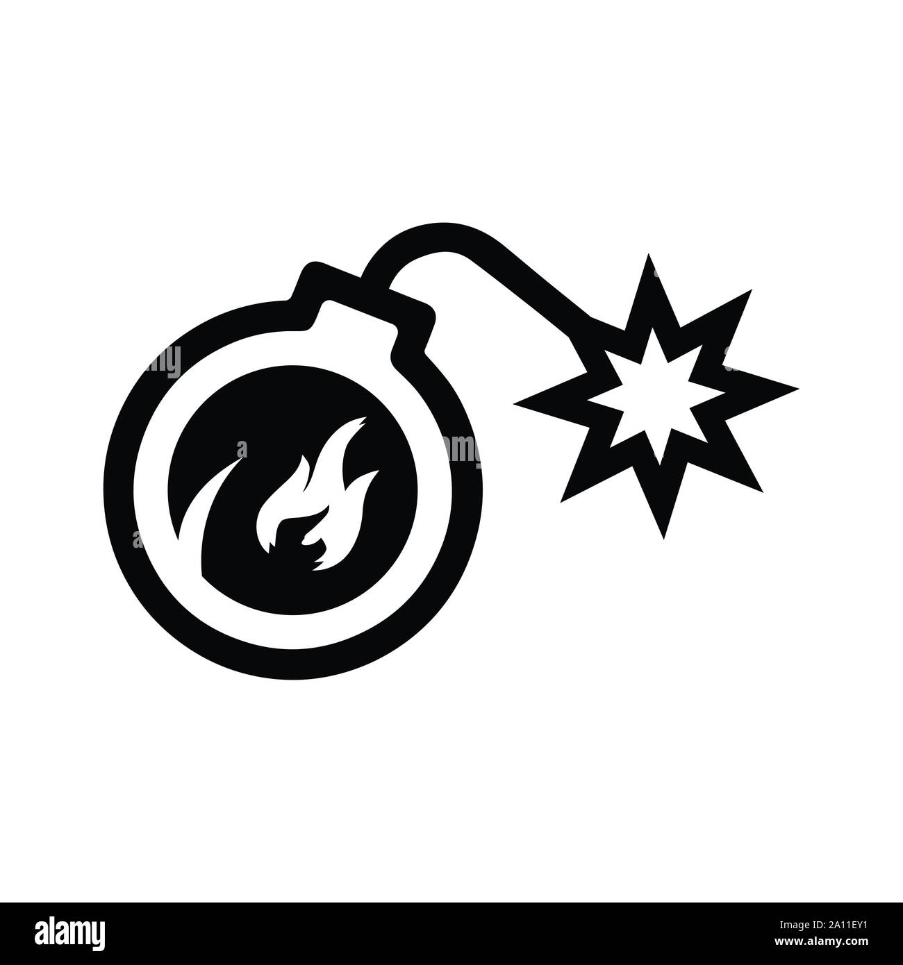 Bomb, attack, exploding, dynamite, TNT icon. Well organized and fully editable Vector. Stock Vector