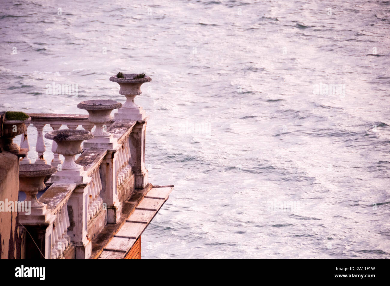 Mediterranean Sea in Anzio, Italy. Stock Photo