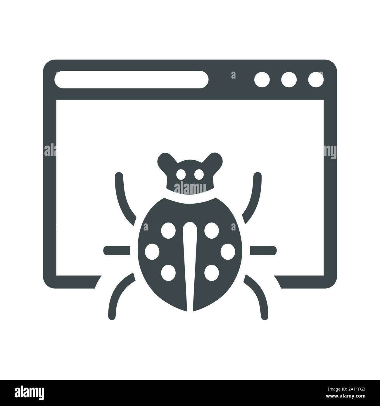 Beautiful design and fully editable Computer, Bug, fixing, repair ...