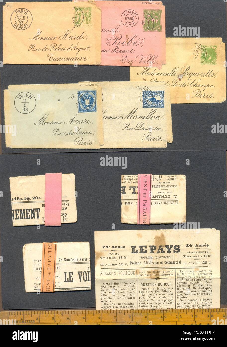 Victorian postmarks hi-res stock photography and images - Alamy