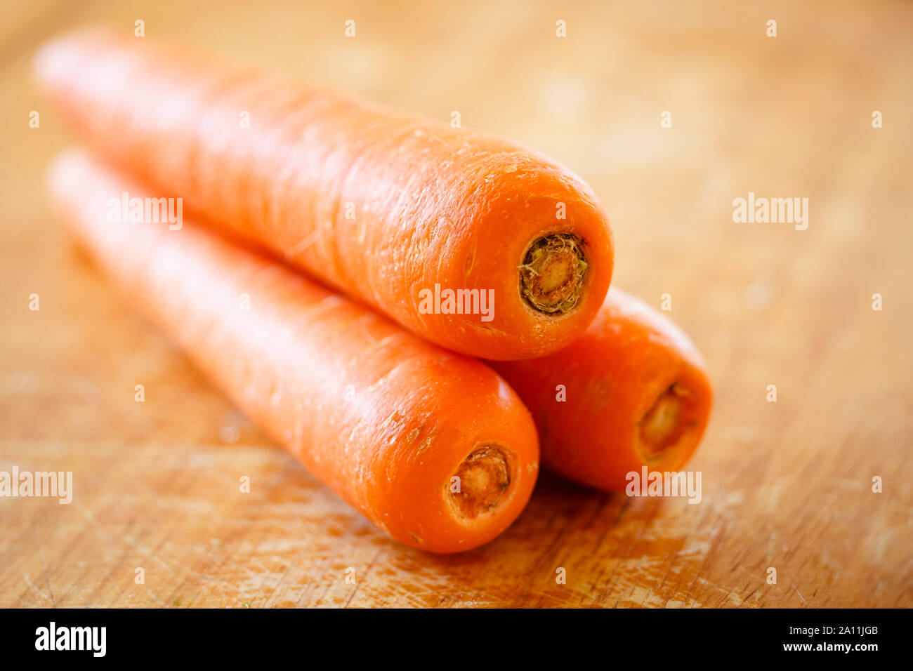 Carrots in a pile Stock Photo