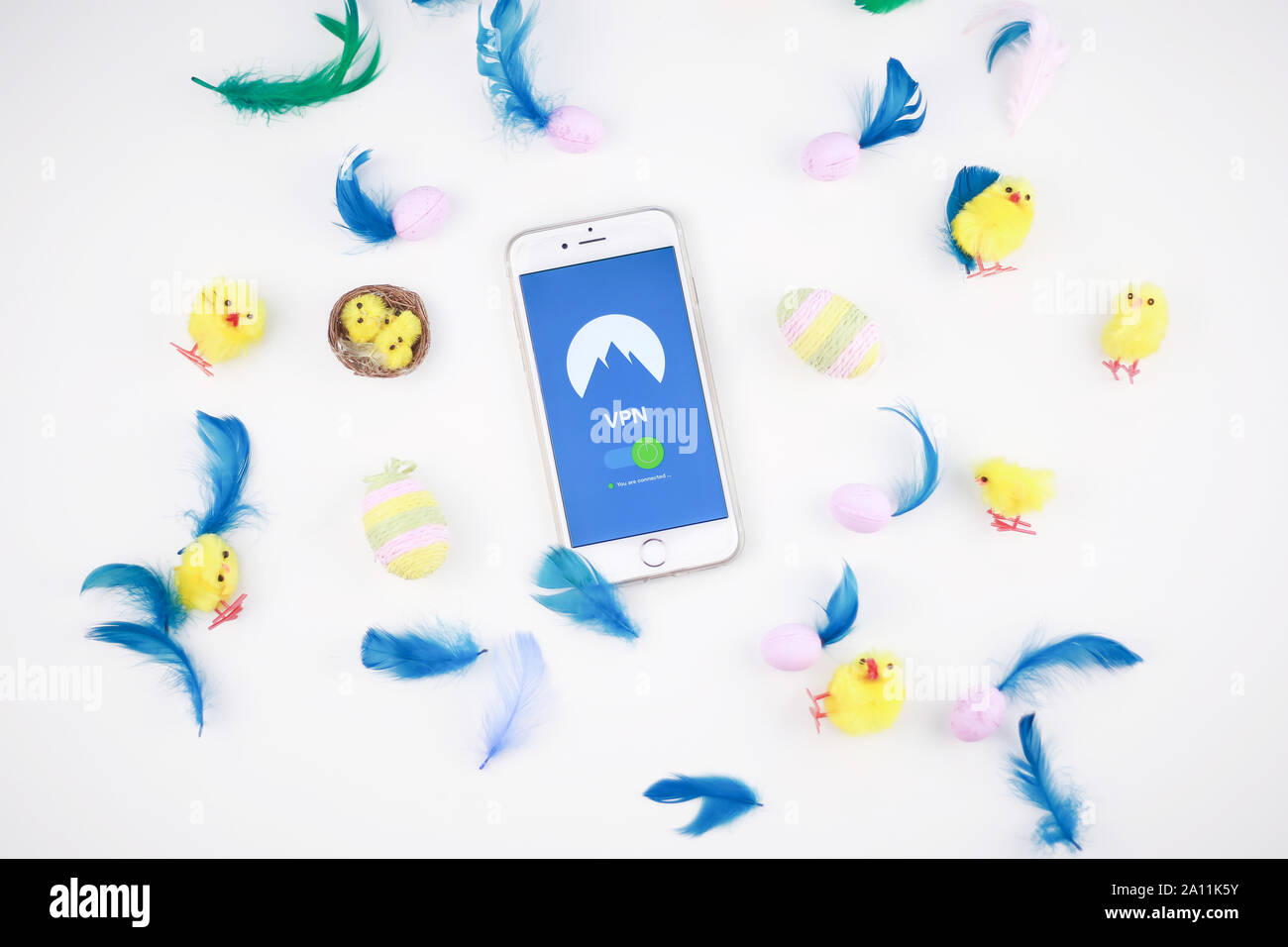VPN for all your easter browsing needs Stock Photo