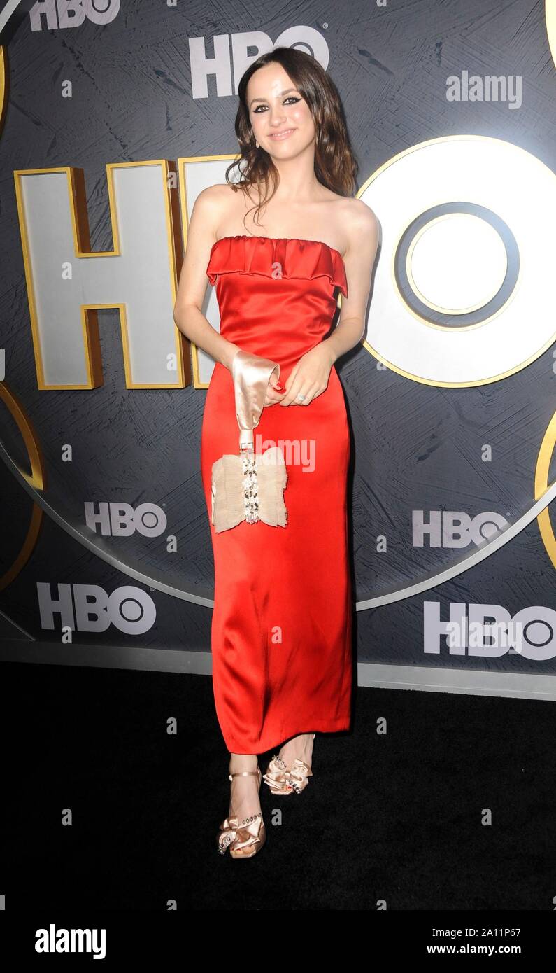 West Hollywood, CA. 22nd Sep, 2019. Maude Apatow at arrivals for HBO