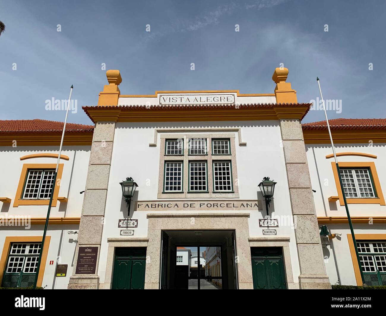 September 2019, Vista Alegre ceramics factory, Portugal Stock Photo