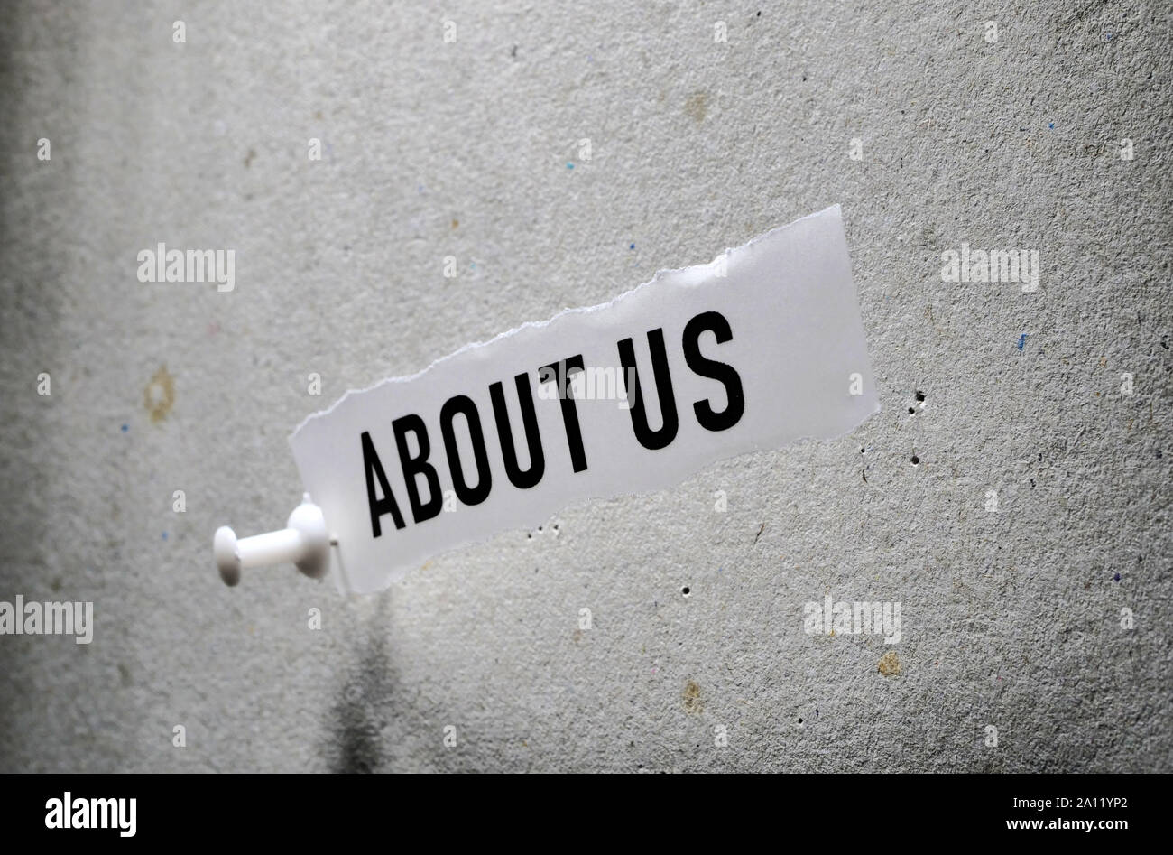 About us label hi-res stock photography and images - Alamy