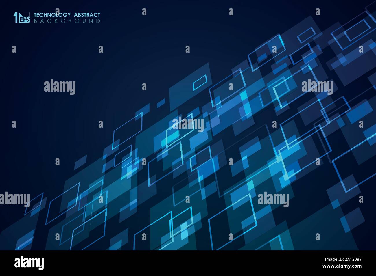 Abstract blue square pattern of modern futuristic design background. You  can use for poster, artwork, template, background. illustration vector  eps10 Stock Vector Image & Art - Alamy