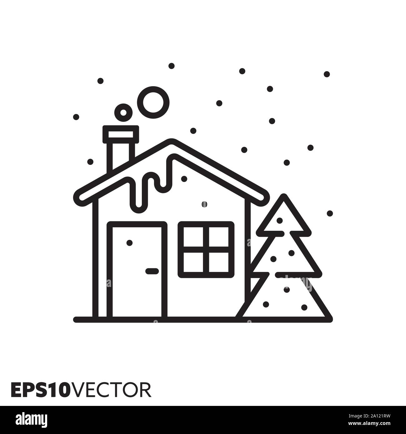 Snow house vector vectors hires stock photography and images Alamy