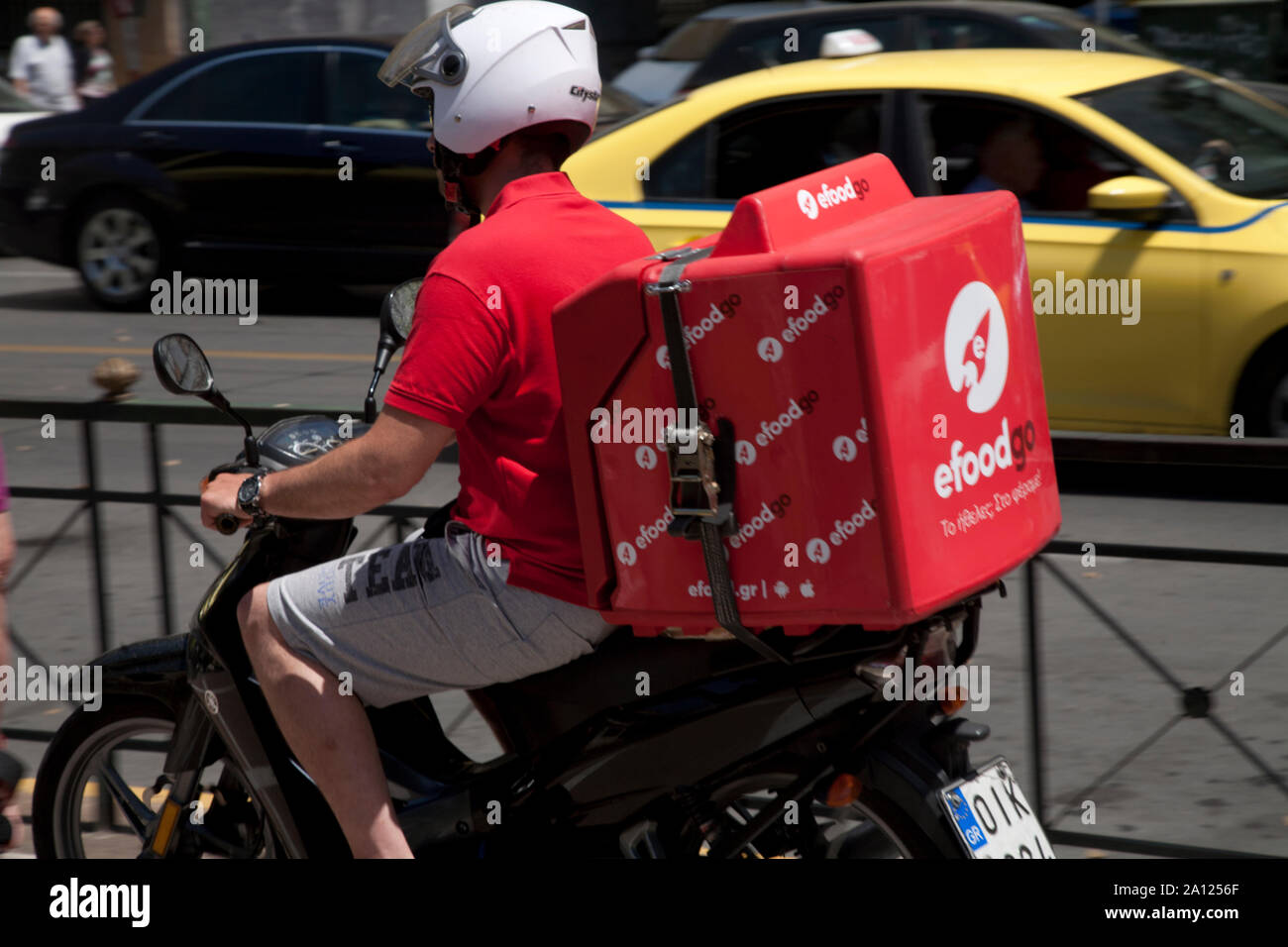 delivery bike rider