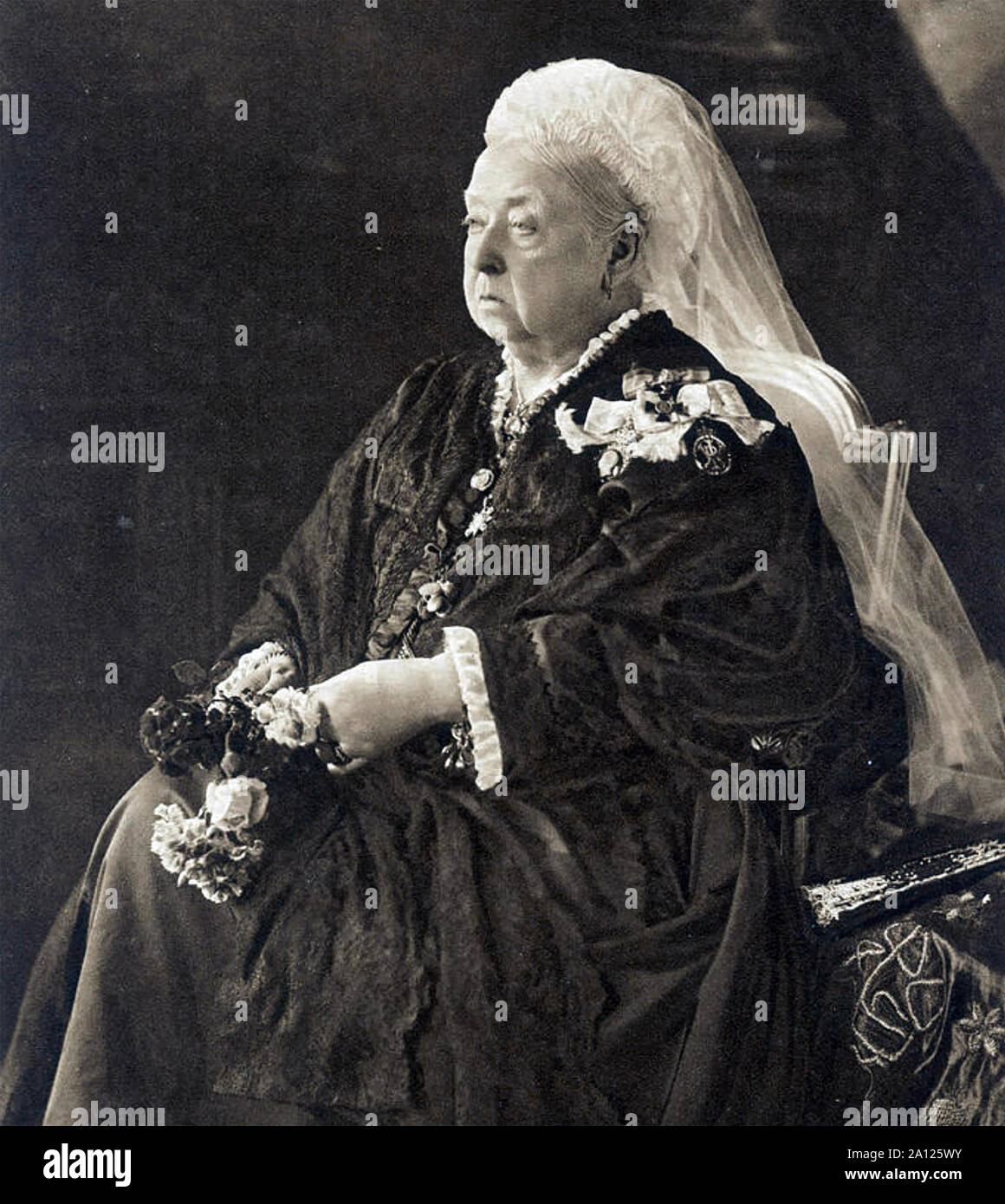 QUEEN VICTORIA (1819-1901) in 1899 Stock Photo