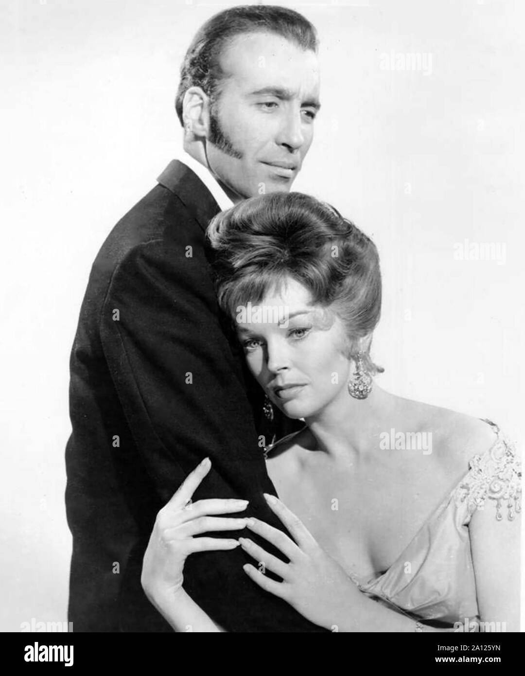 THE TWO FACES OF DR.JEKYLL 1960 Columbia Pictures film with Dawn Addams and Christopher Lee Stock Photo