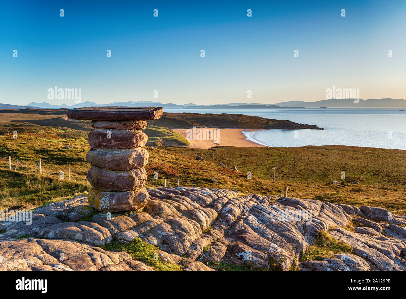Redpoint near Gairloch in the Highlands of Scotland, looking out toward