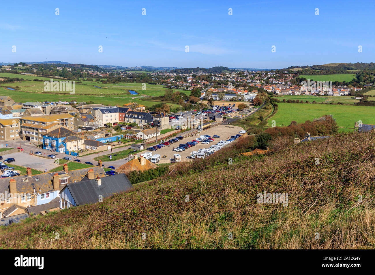 West Bay Coast Resort, Jurassic Coast, Crumbling Sandstone Cliffs ...