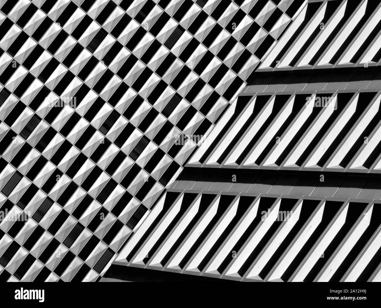 Geometric Abstract Architecture Stock Photo