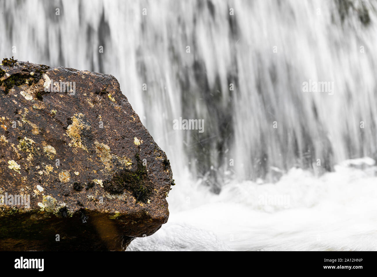 Caiston Beck Waterfalls, below High Hartsop Dodd and Middle Dodd, Lake District, Cumbria, England Stock Photo