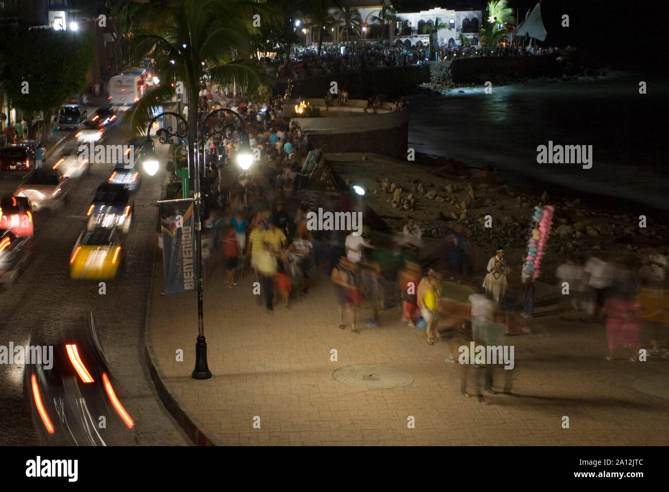 Puerto Vallarta, Malecon Stock Photo Alamy
