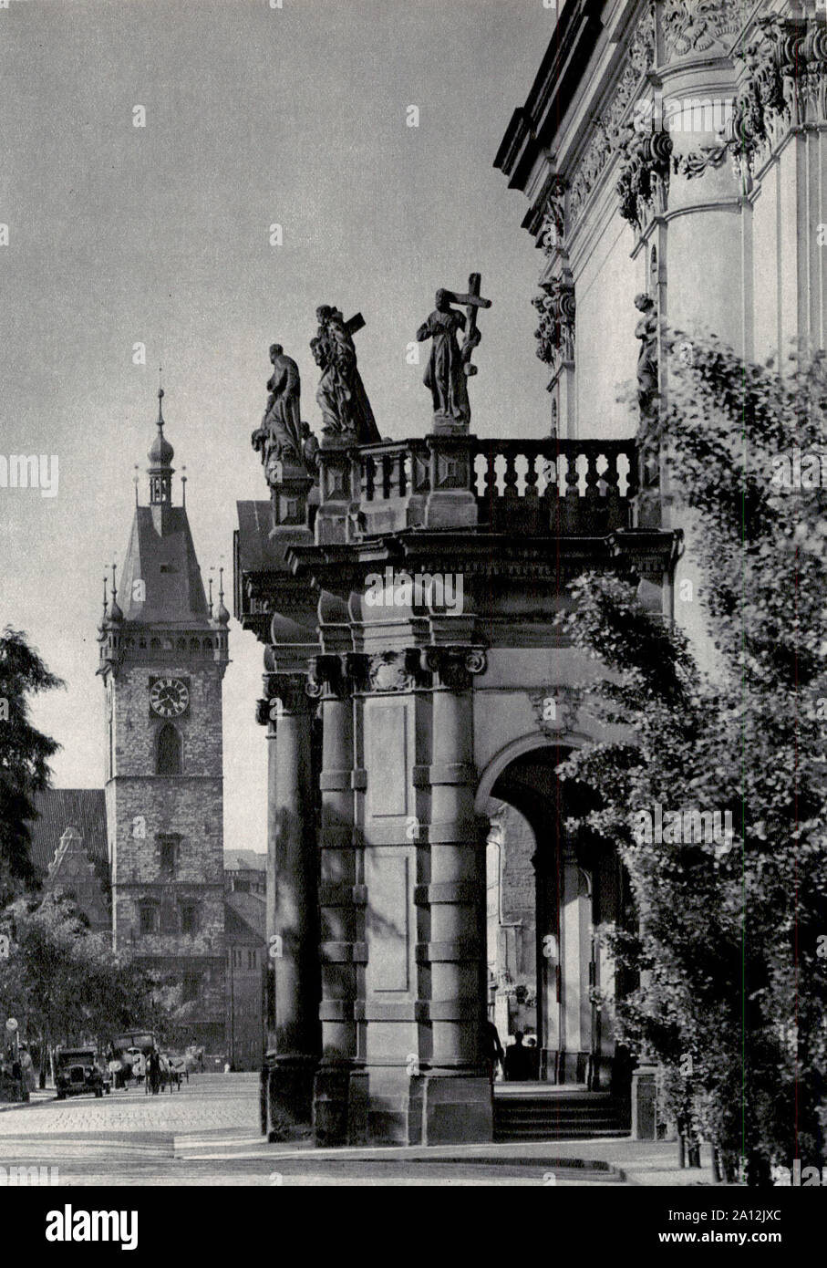 CZECHOSLOVAKIA, Prague 1961: Photograph showing architecture of prague ...