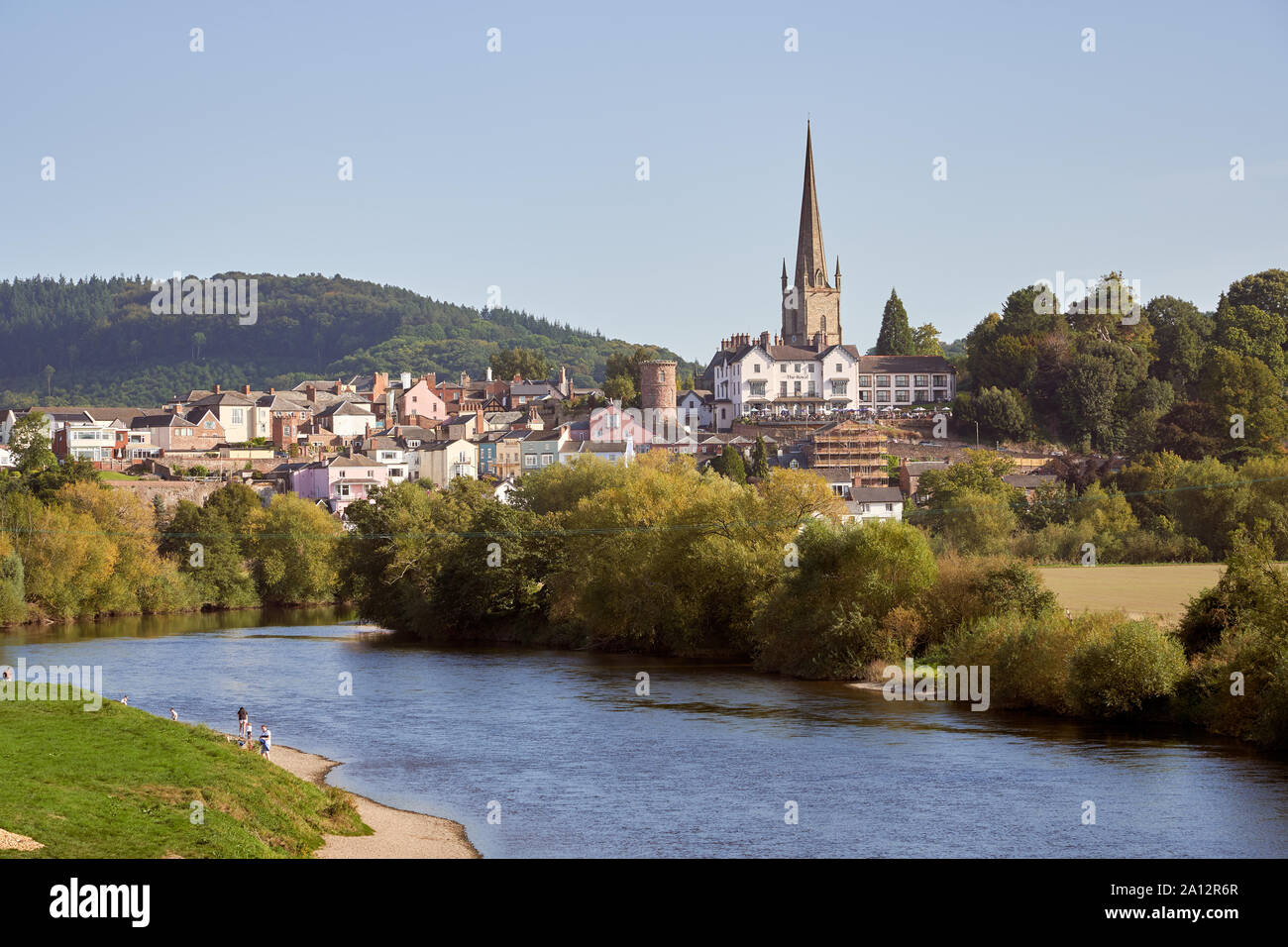 Ross-on-Wye in Herefordshire, UK Stock Photo