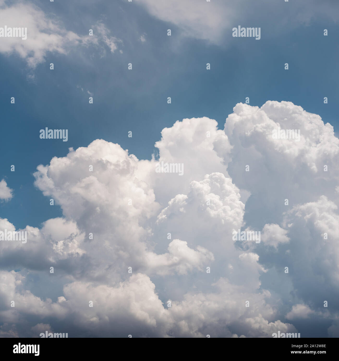 blue sky with clouds closeup, natural landscape Stock Photo - Alamy