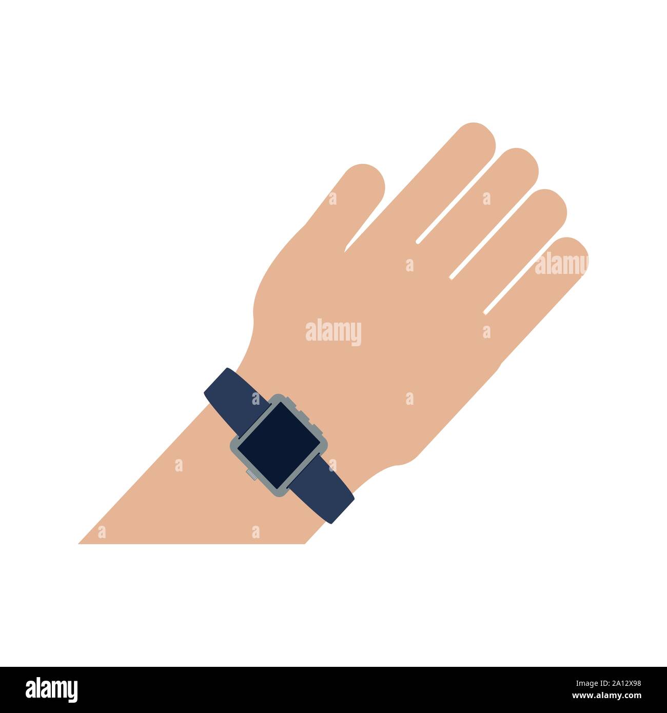 hand with smart watch technology vector illustration design Stock ...