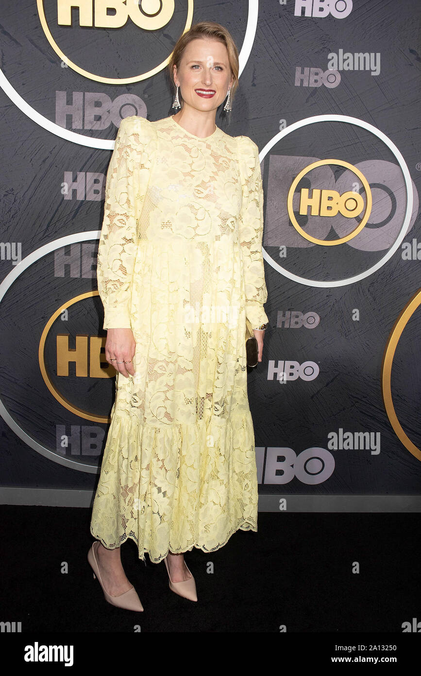 LOS ANGELES, CALIFORNIA - SEPTEMBER 22: Mamie Gummer attends HBO's Post ...