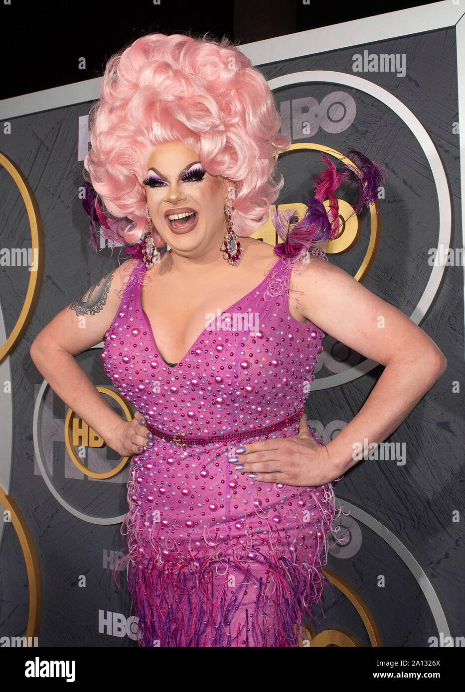 LOS ANGELES, CALIFORNIA SEPTEMBER 22 Nina West attends HBO's Post