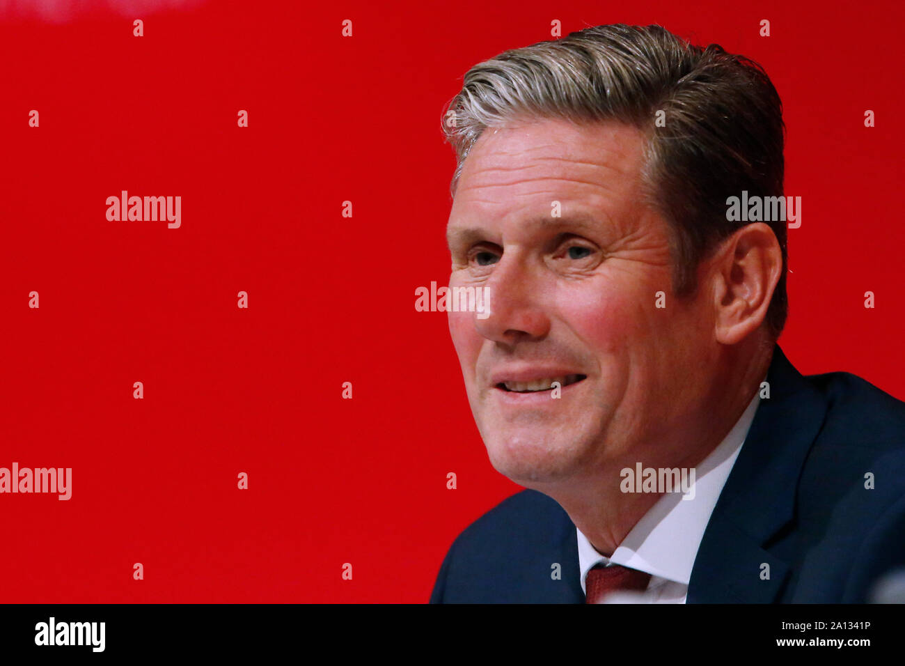 Brighton, UK. 23rd Sep, 2019. Keir Starmer, shadow Exiting the European Union secretary speaks before a vote on the Labour Party's stance on Brexit during the Labour Party Annual Conference 2019 in Brighton, UK. Monday September 22, 2019. Photograph Credit: Luke MacGregor/Alamy Live News Stock Photo