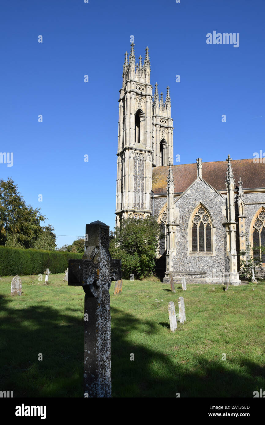St Michael the Archangel, church saved by The Churches Conservation Trust. Booton, Norfolk, UK Sep 2019 Stock Photo