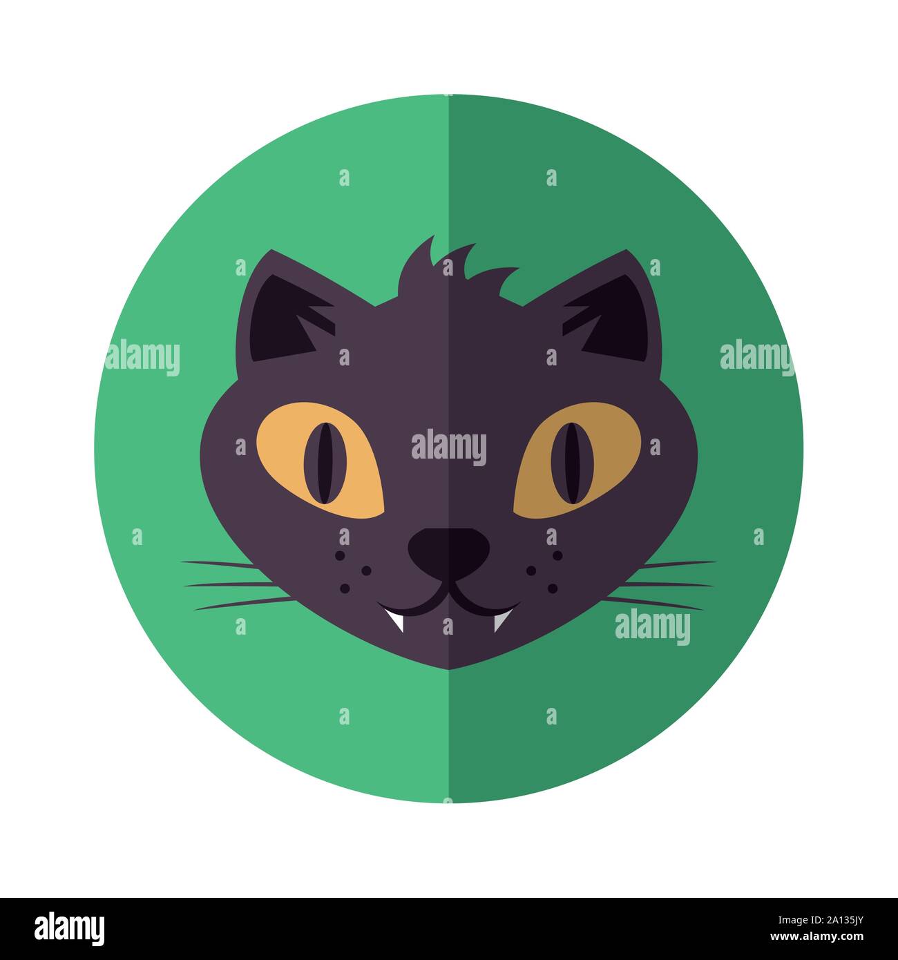 halloween cat mascot animal icon Stock Vector Image & Art - Alamy