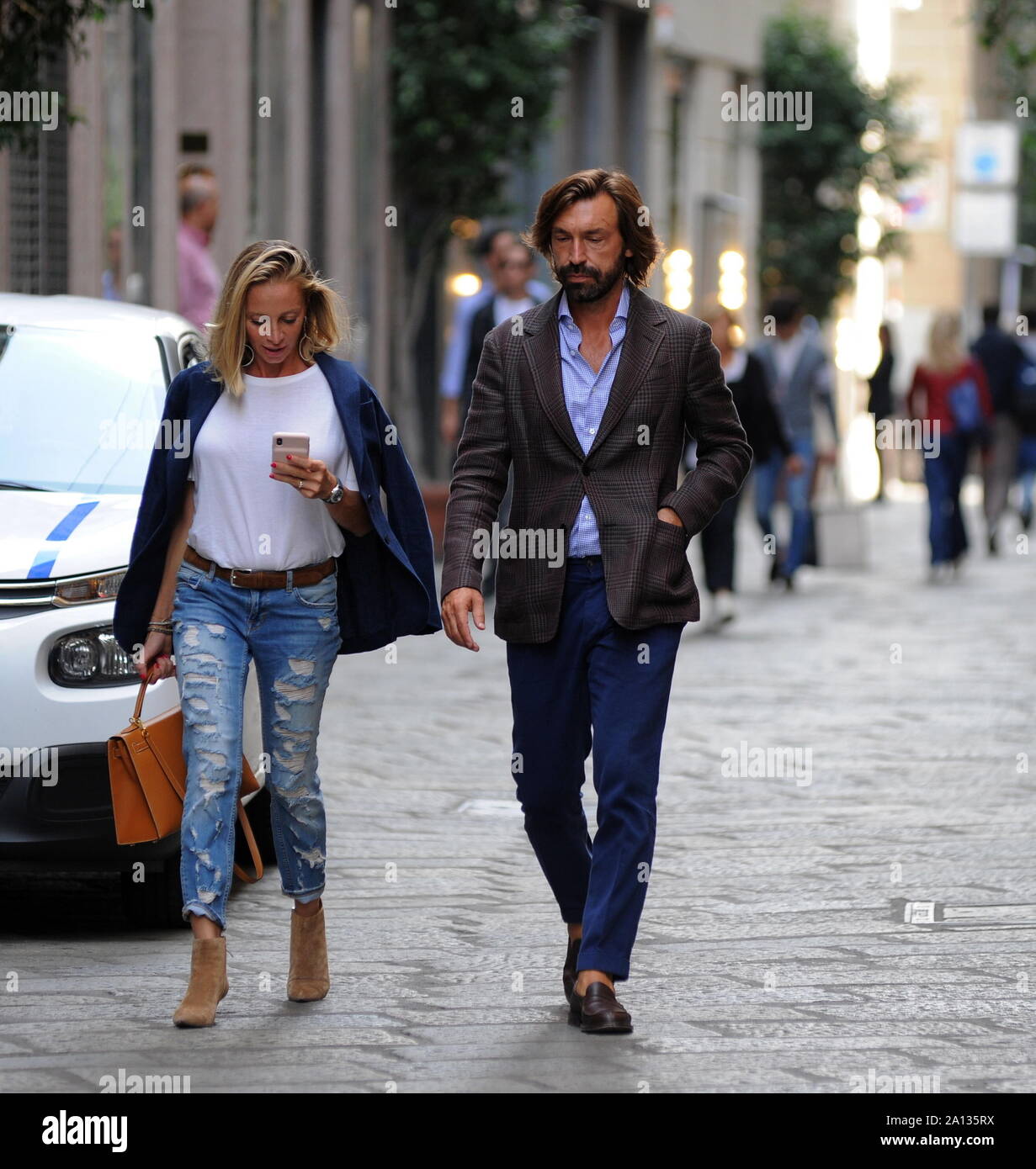 Valentina Baldini And Andrea Pirlo High Resolution Stock Photography And Images Alamy