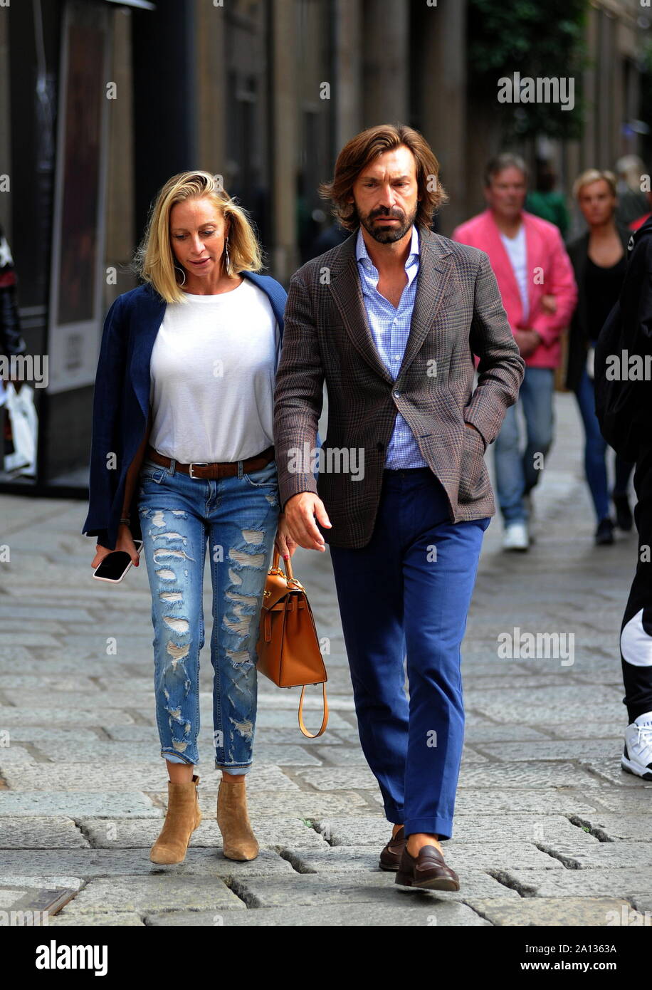 Valentina baldini and andrea pirlo hires stock photography and images