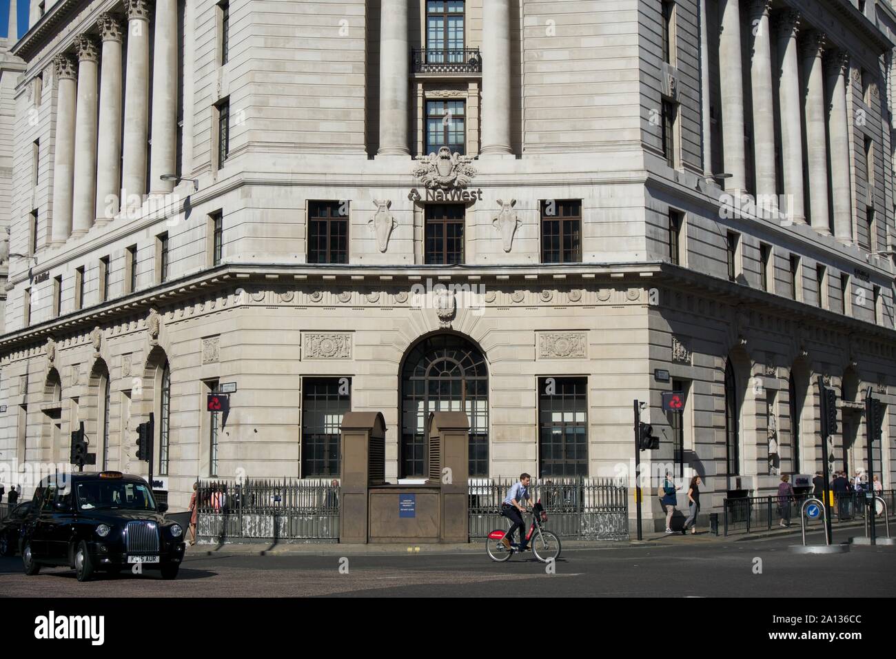 Traditional architecture around bank station Stock Photo - Alamy