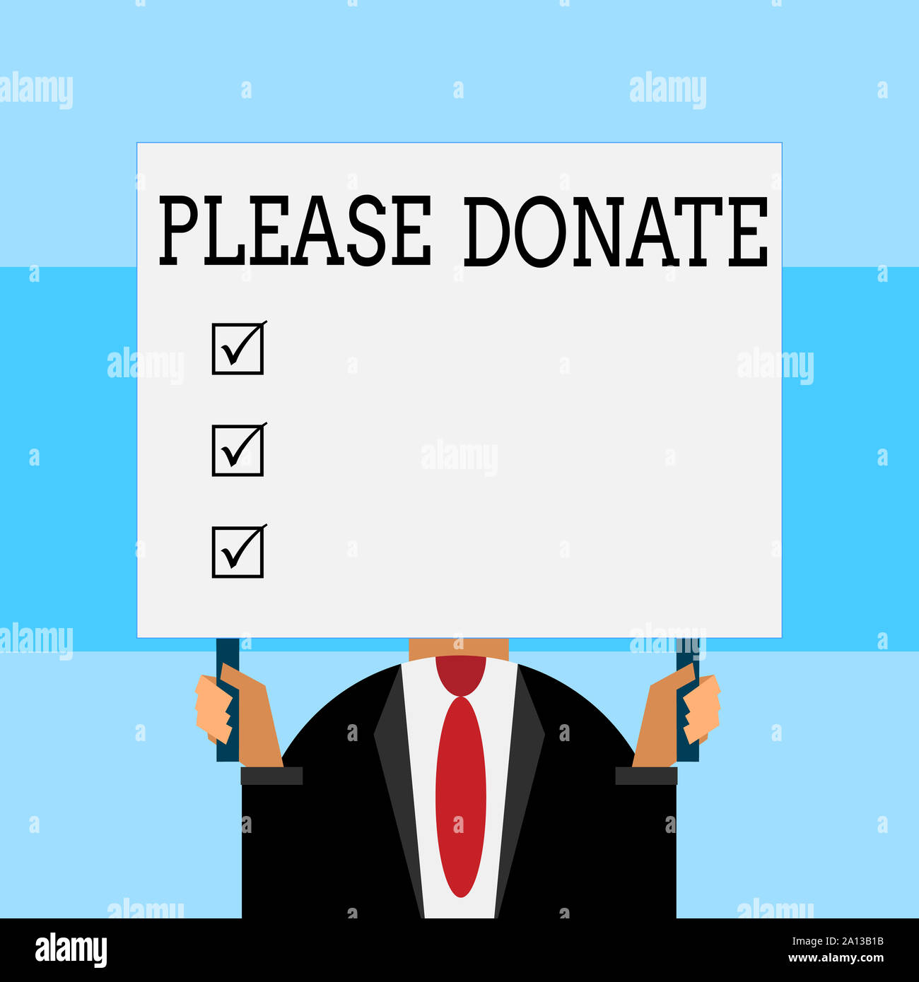 Donate please Stock Vector Images - Alamy