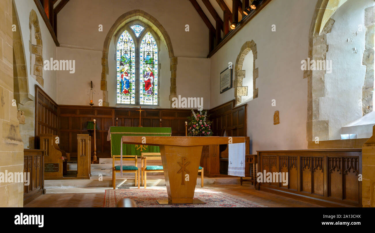 Interior view of St Mary Magdalene's Church, Parish Church of Bolney