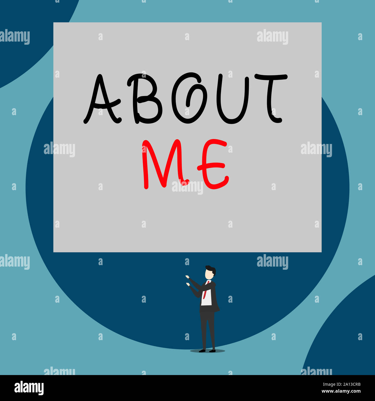 Handwriting text About Me. Conceptual photo telling someone list of ...