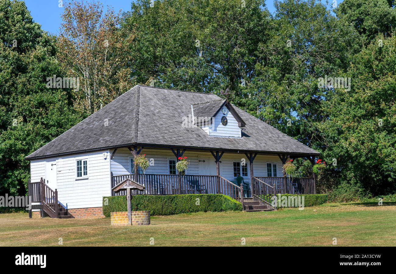 Bolney Cricket Club sports pavilion, Bolney, West Sussex, England, UK