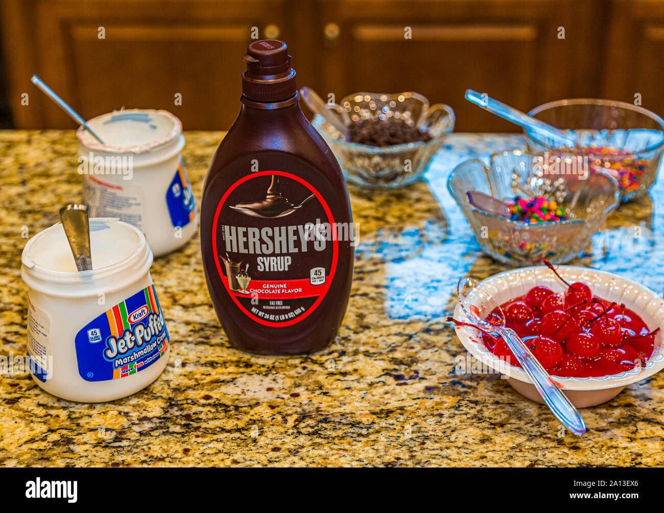 Ice cream toppings hires stock photography and images Alamy