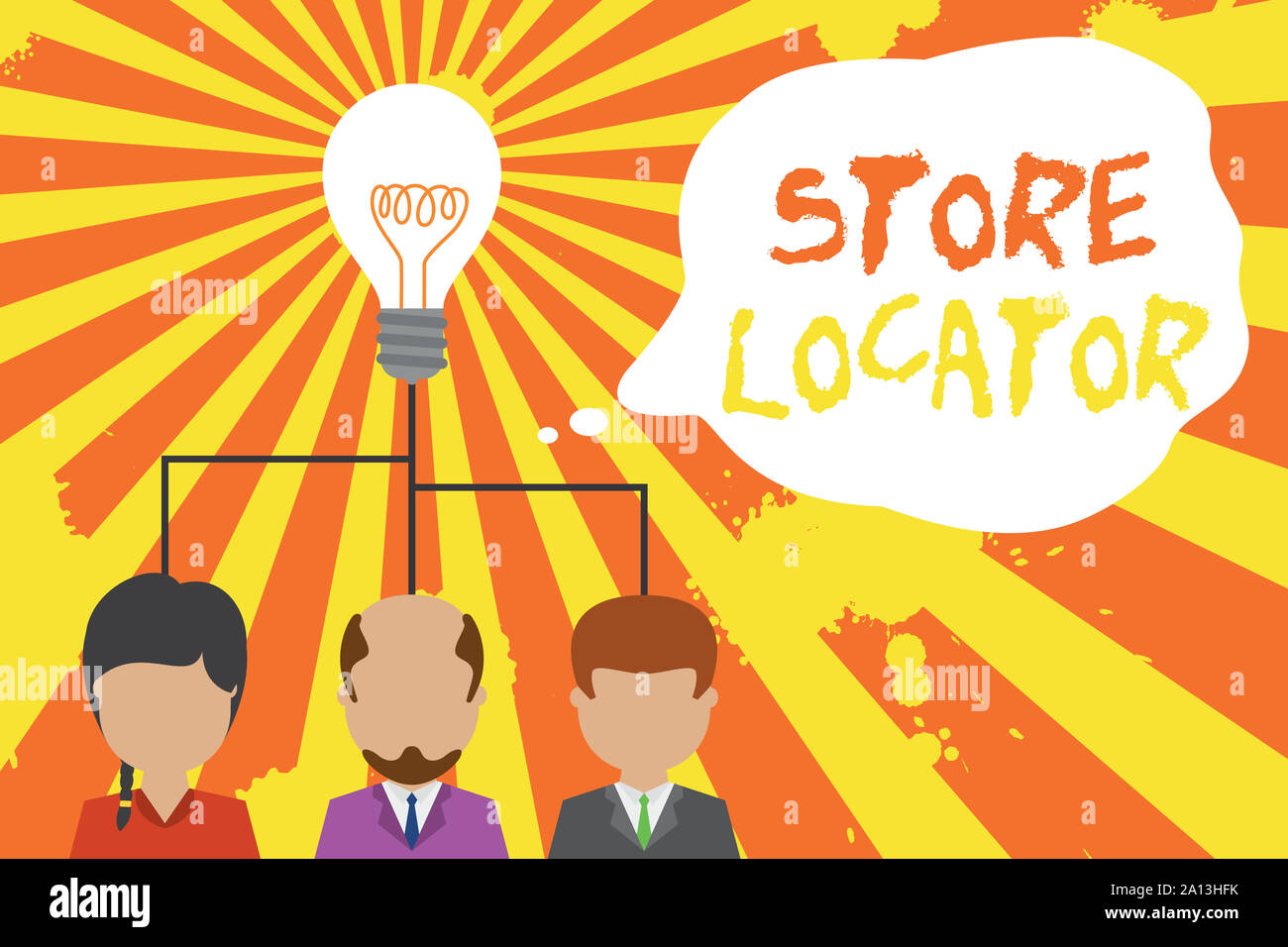 Text sign showing Store Locator. Business photo showcasing to know the ...