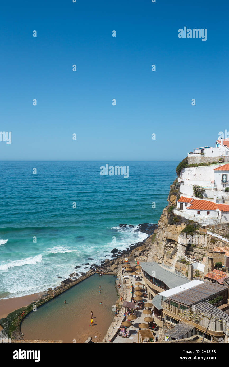 A beautiful coastal town Azenhas do Mar in Sintra region, Portugal