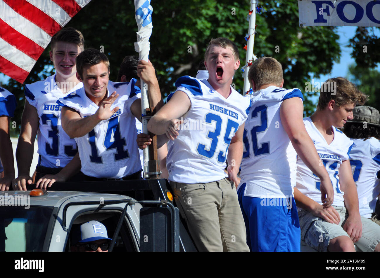 Emmett High School Huskies football team in Emmett Cherry Festival