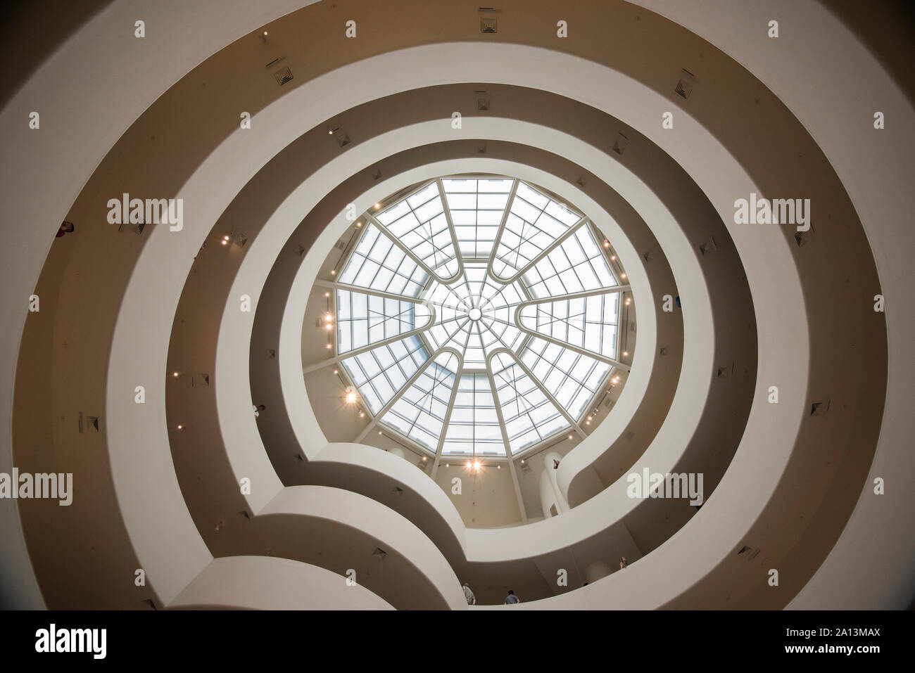 Interior of the Guggenheim Museum New York 01 Stock Photo - Alamy