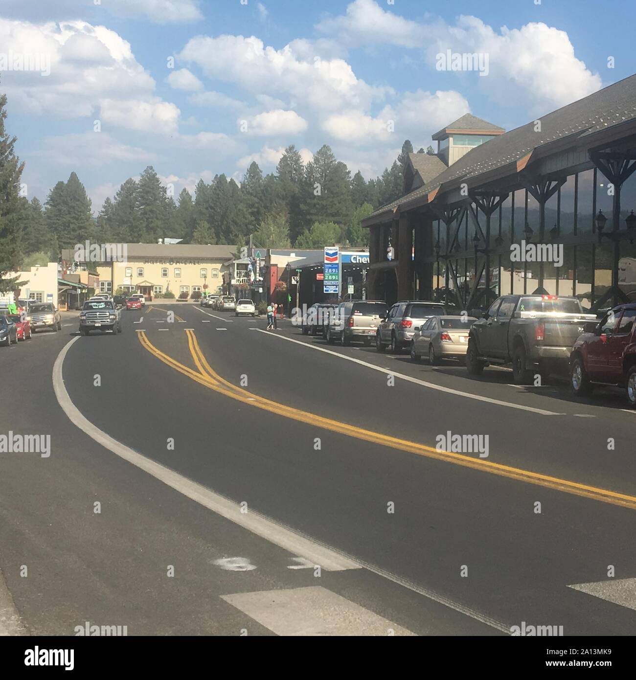 Downtown McCall, Idaho Stock Photo Alamy